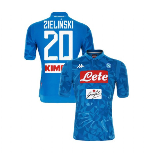 Napoli 2018/19 Home Stadium #20 Piotr Zielinski Sky Blue Jersey - Authentic Napoli 2018/19 Home Stadium #20 Piotr Zielinski Sky Blue Jersey - Authentic
