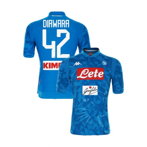Kit Nom + Numéro SSC Napoli – Diawara #42 – Officiel 2018/19 – Neuf Sans Emballage