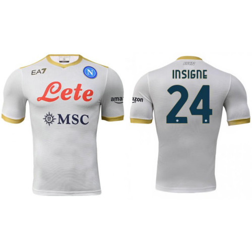 Lorenzo Insigne Napoli Jersey Insigne Jersey Number 2021/22 SSC