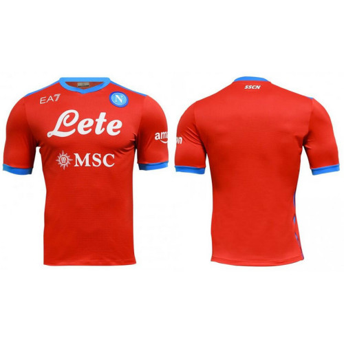 Youth 2021/22 SSC Napoli Replica Fourth Red Jersey
