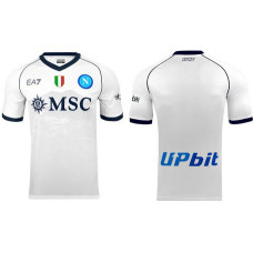 Women 2023-2024 SSC Napoli #18 Giovanni Simeone Authentic Away White Jersey