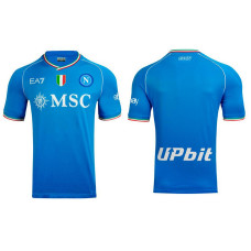 YOUTH Customize 2023-2024 SSC Napoli Replica Home Blue Jersey