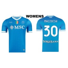 Women's 2025-2026 Napoli #30 Pasquale Mazzocchi Authentic Blue Home Jersey
