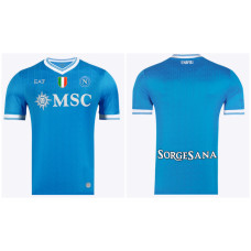 Customize 2025-2026 Napoli Authentic Blue Home Jersey