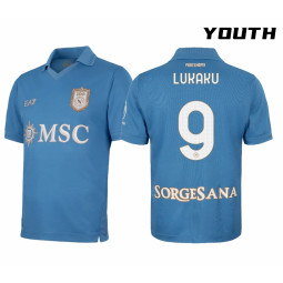 Napoli Romelu Lukaku 2026/27 Home Youth Jersey Napoli Romelu Lukaku 2026/27 Home Youth Jersey